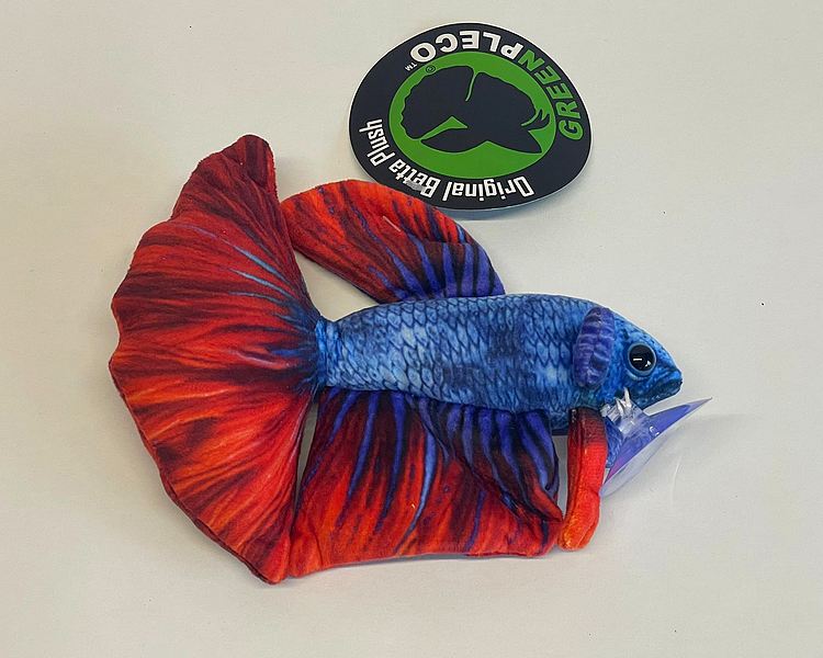 Betta Plush Toy - Blue and Red